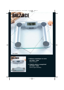 Handleiding Balance KH 5514 Weegschaal