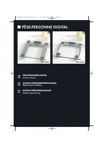 Mode d’emploi Balance KH 5522 Pèse-personne