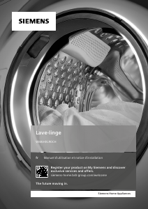 Mode d’emploi Siemens WM6HXL90CH Lave-linge