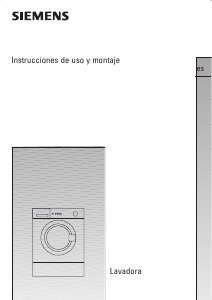 Manual de uso Siemens WXLI3640EE Lavadora