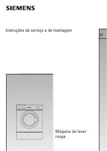 Manual Siemens WXLI4240EE Máquina de lavar roupa