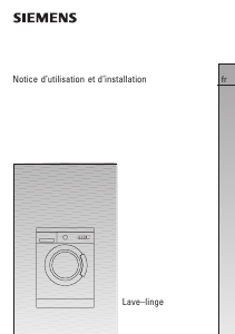 Manual Siemens WXLM1062FF Máquina de lavar roupa