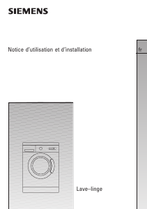 Manual Siemens WXLM1262FF Máquina de lavar roupa