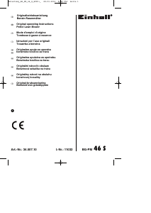 Mode d’emploi Einhell BG-PM 46 S Tondeuse à gazon