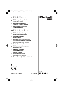 Bruksanvisning Einhell GE-PM 51 S B and S Gräsklippare