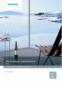Manual Siemens CI24WP02 Wine Cabinet