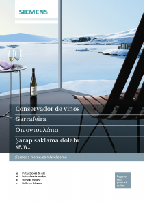Manual Siemens KF18WA42 Cave de vinho
