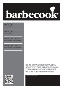 Manual Barbecook Loewy 40 Grătar
