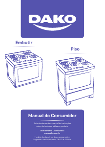 Manual Dako Piso Fogão