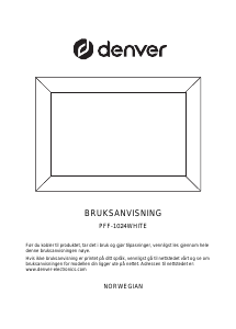 Bruksanvisning Denver PFF-1024 Digital fotoramme