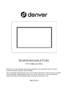 Bedienungsanleitung Denver PFF-710MK3 Digitaler bilderrahmen