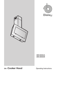 Handleiding Balay 3BC8890A Afzuigkap