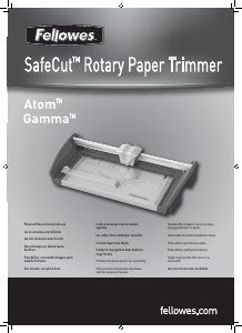 Handleiding Fellowes Atom A3 Papiersnijder