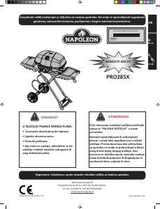 Priručnik Napoleon PRO285X Roštilj