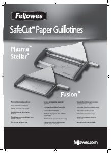 Manual Fellowes Fusion A4 Guilhotina papel