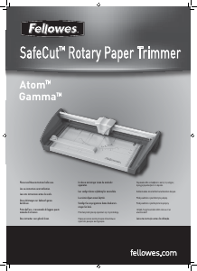 Manual Fellowes Gamma A3 Guilhotina papel