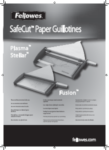 Manual Fellowes Stellar A3 Guilhotina papel