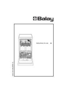 Handleiding Balay 3VT913NA Vaatwasser