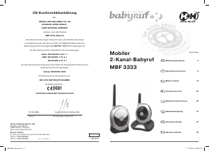 Manuale Hartig and Helling MBF 3333 Baby monitor