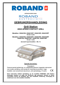 Handleiding Roband GSA610ST Contactgrill