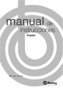 Manual Balay 3GI1047S Freezer