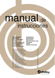 Manuale Balay 3ETX398BP Piano cottura