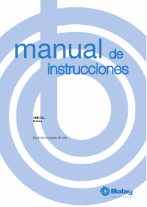 Manual de uso Balay 3HB4331N0 Horno