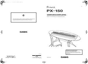 Handleiding Casio PX-150 Privia Digitale piano