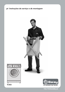 Manual Balay 3TS853BE Máquina de lavar roupa