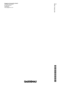 מדריך Gaggenau CMP250102 מכונת קפה
