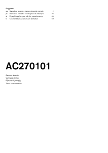 Manual Gaggenau AC270101 Exaustor