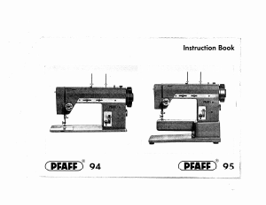 Handleiding Pfaff 94 Naaimachine