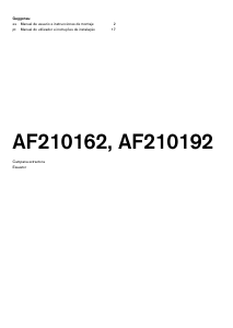 Manual Gaggenau AF210162 Exaustor