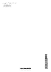 מדריך Gaggenau AI442160 מכסה לסיר