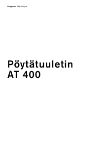 Käyttöohje Gaggenau AT400130 Liesituuletin