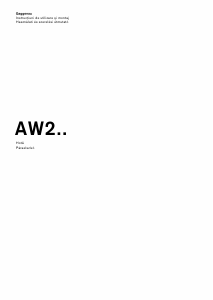 Manual Gaggenau AW240191 Hotă