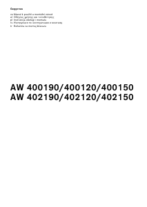 Εγχειρίδιο Gaggenau AW400190 Απορροφητήρας