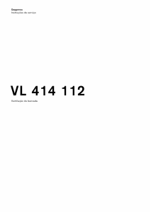 Manual Gaggenau VL414112 Exaustor
