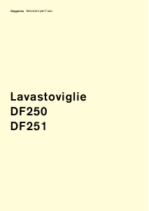 Manuale Gaggenau DF250160 Lavastoviglie