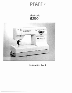 Manual Pfaff 6250 Sewing Machine