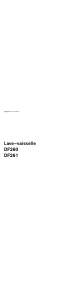 Mode d’emploi Gaggenau DF261162 Lave-vaisselle