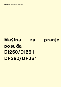 Priručnik Gaggenau DF261166F Perilica posuđa