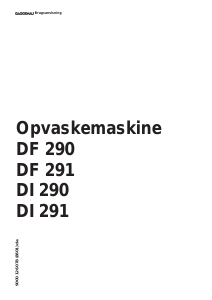 Brugsanvisning Gaggenau DF290160 Opvaskemaskine