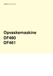 Brugsanvisning Gaggenau DF460164F Opvaskemaskine