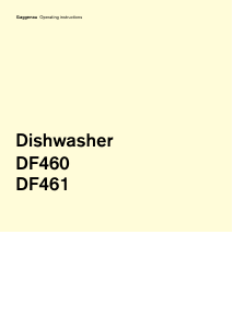 Manual Gaggenau DF461164 Dishwasher