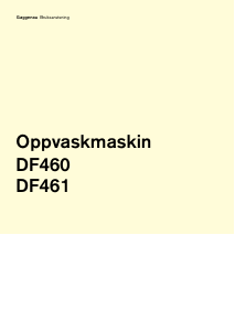 Bruksanvisning Gaggenau DF461164F Oppvaskmaskin