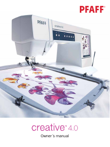 Handleiding Pfaff creative 4.0 Naaimachine