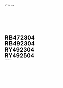 Handleiding Gaggenau RB492304 Koel-vries combinatie