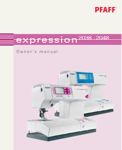Manual Pfaff expression 2048 Sewing Machine