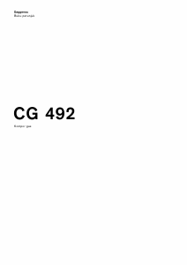 Panduan Gaggenau CG492111 Hob